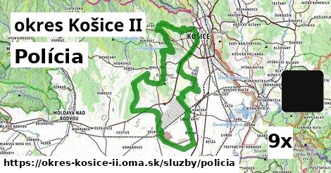 Polícia, okres Košice II