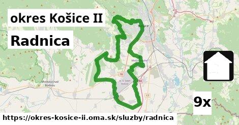 Radnica, okres Košice II