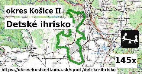 Detské ihrisko, okres Košice II