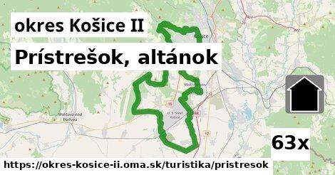 Prístrešok, altánok, okres Košice II