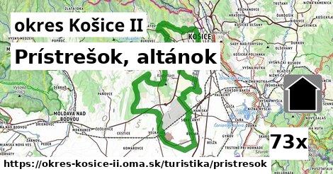 Prístrešok, altánok, okres Košice II