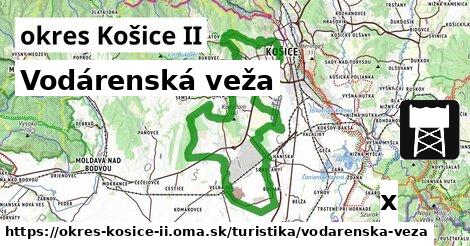 Vodárenská veža, okres Košice II