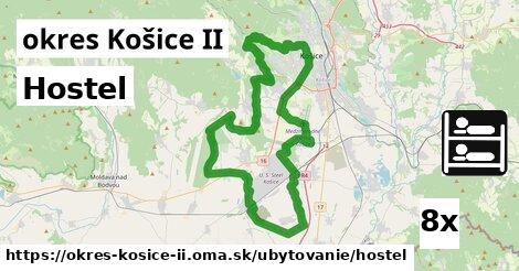 Hostel, okres Košice II