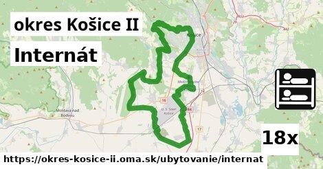 Internát, okres Košice II