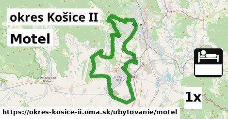 Motel, okres Košice II