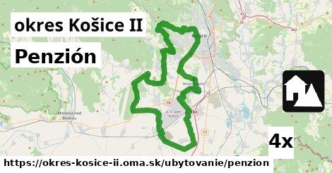 Penzión, okres Košice II