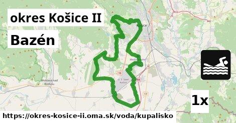 Bazén, okres Košice II