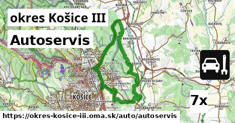 Autoservis, okres Košice III