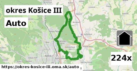 auto v okres Košice III