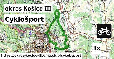 Cyklošport, okres Košice III