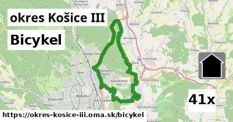 bicykel v okres Košice III