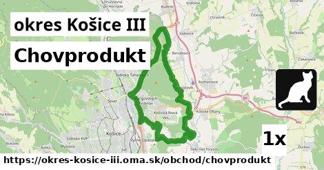 Chovprodukt, okres Košice III