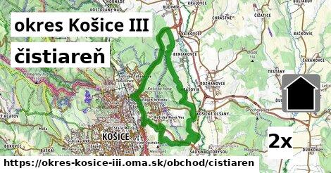 čistiareň, okres Košice III