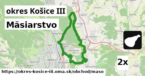 Mäsiarstvo, okres Košice III