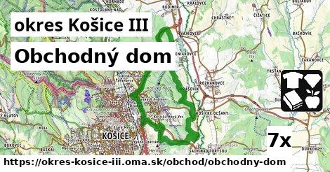 Obchodný dom, okres Košice III