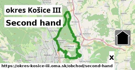 Second hand, okres Košice III