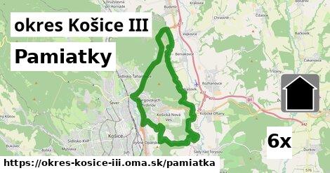 pamiatky v okres Košice III