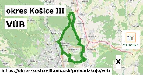 VÚB, okres Košice III