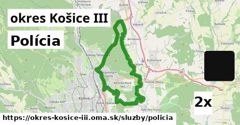 Polícia, okres Košice III