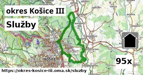 služby v okres Košice III