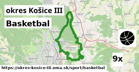 Basketbal, okres Košice III