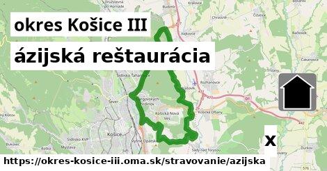 ázijská reštaurácia, okres Košice III