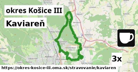 Kaviareň, okres Košice III