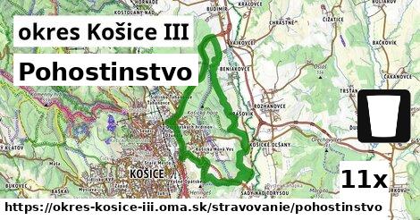 Pohostinstvo, okres Košice III