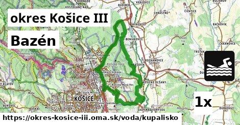 Bazén, okres Košice III