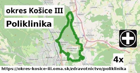 Poliklinika, okres Košice III