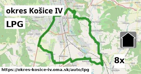 LPG, okres Košice IV