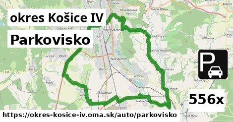 Parkovisko, okres Košice IV