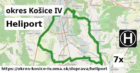 heliport v okres Košice IV