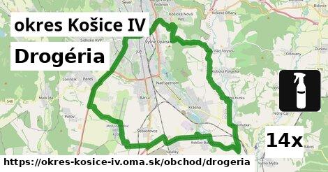 Drogéria, okres Košice IV