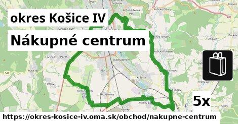 Nákupné centrum, okres Košice IV