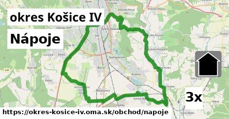 Nápoje, okres Košice IV