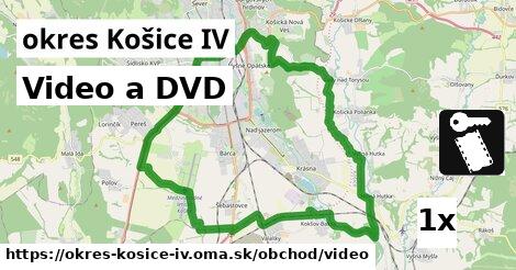 Video a DVD, okres Košice IV