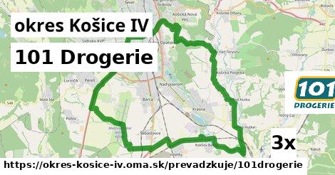 101 Drogerie, okres Košice IV