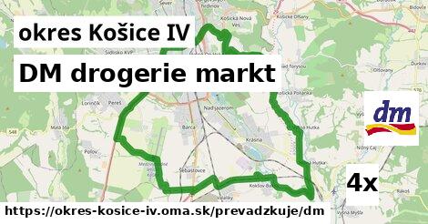 DM drogerie markt, okres Košice IV