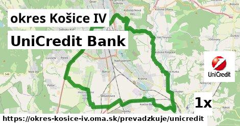 UniCredit Bank, okres Košice IV