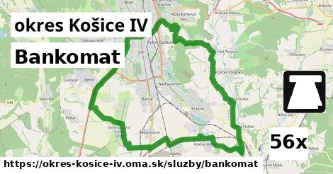 Bankomat, okres Košice IV