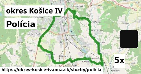 Polícia, okres Košice IV