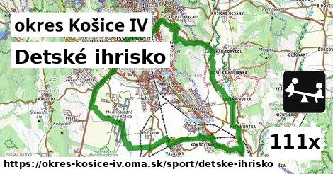 Detské ihrisko, okres Košice IV