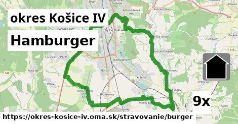 Hamburger, okres Košice IV