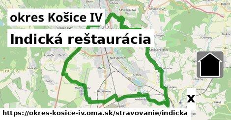 Indická reštaurácia, okres Košice IV