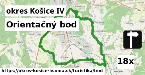 Orientačný bod, okres Košice IV