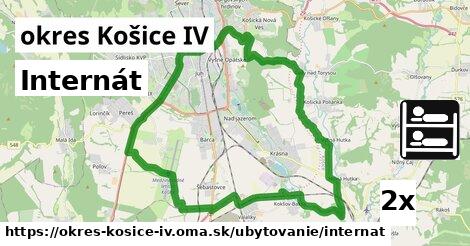 Internát, okres Košice IV