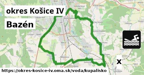 Bazén, okres Košice IV