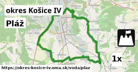 Pláž, okres Košice IV