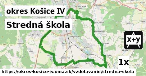 Stredná škola, okres Košice IV